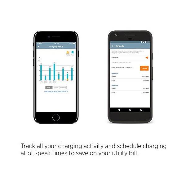 ChargePoint Home WiFi Enabled Electric Vehicle EV Charger - Level 2 EVSE 240 Volt 32 Amp Electric Car Charger UL Listed Energy