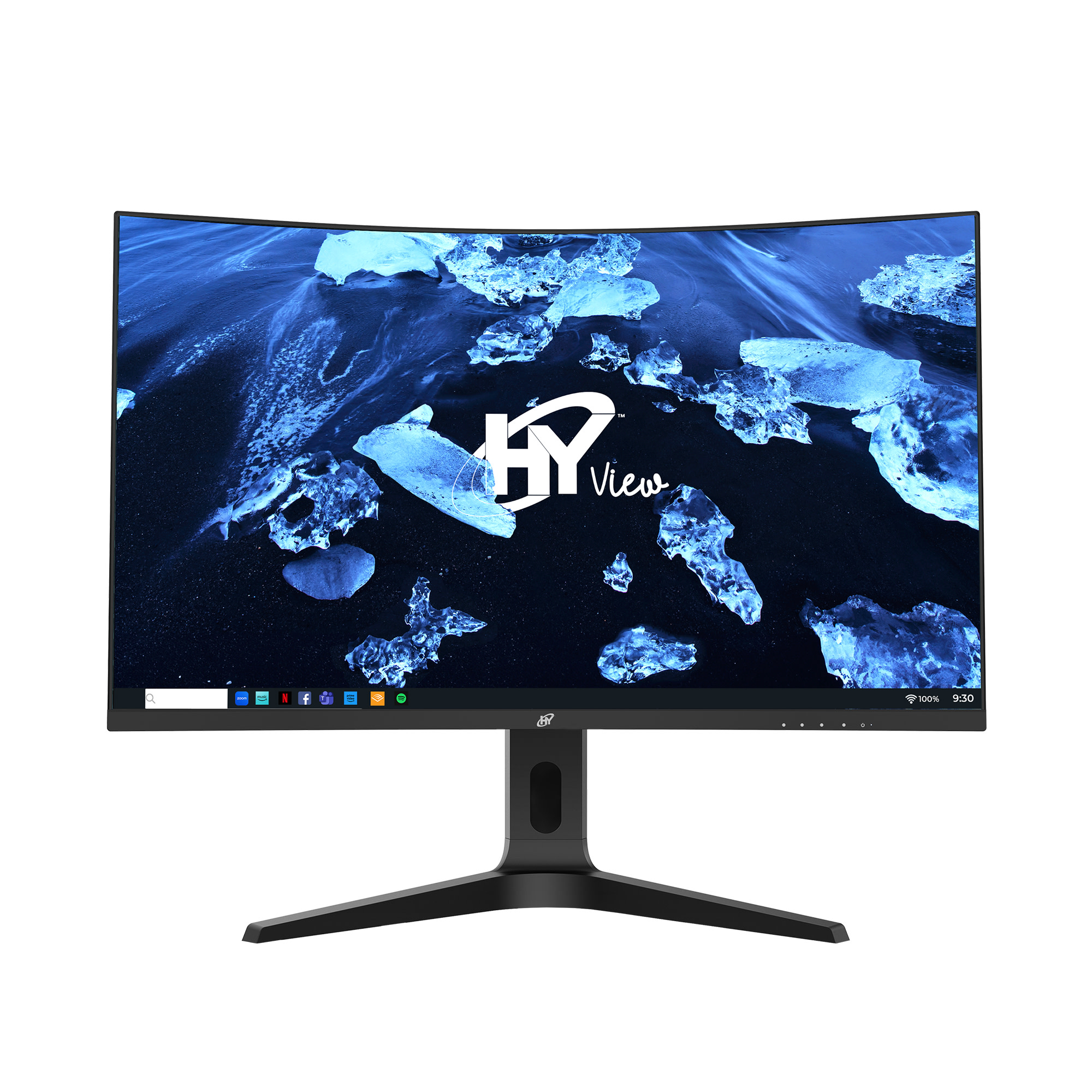 Hyundai Technology  32" 1440 QHD Curved Gaming Monitor, HT32CGMBK03, Black