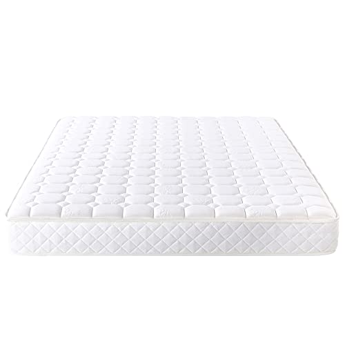 Best Price Mattress 10 Inch Euro-Top Pocket Spring-Mattress - Motion Isolation Individually Encased Pocket Springs, Comfort Foam-Top, CertiPUR-US Certified Foam, Full White