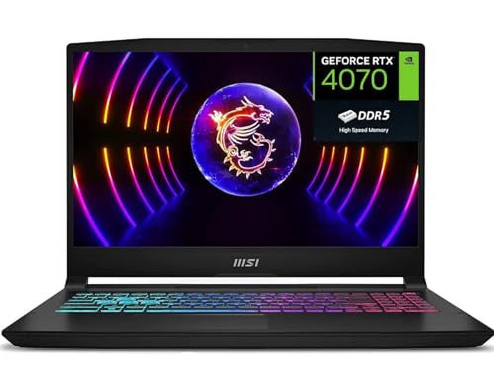 MSI Katana 15.6" IPS FHD 144Hz Gaming Laptop (Intel i7-12650H 10-Core, 32GB DDR5 4800MHz RAM, 8TB PCIe SSD, GeForce RTX 4070 8GB GDDR6, Per Key RGB KYB, WiFi 6, Win 10 Pro) w/Dockztorm Dock