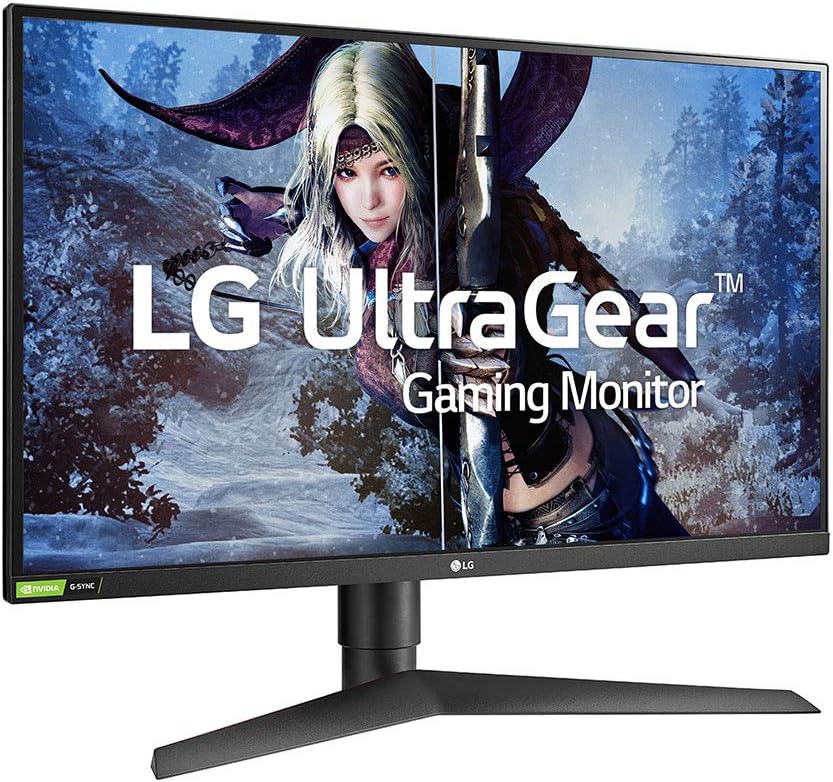 LG UltraGear QHD 27-Inch Gaming Monitor 27GL850-B, Nano IPS 1ms (GtG) with HDR 10 Compatibility and NVIDIA G-SYNC, 144Hz, Black