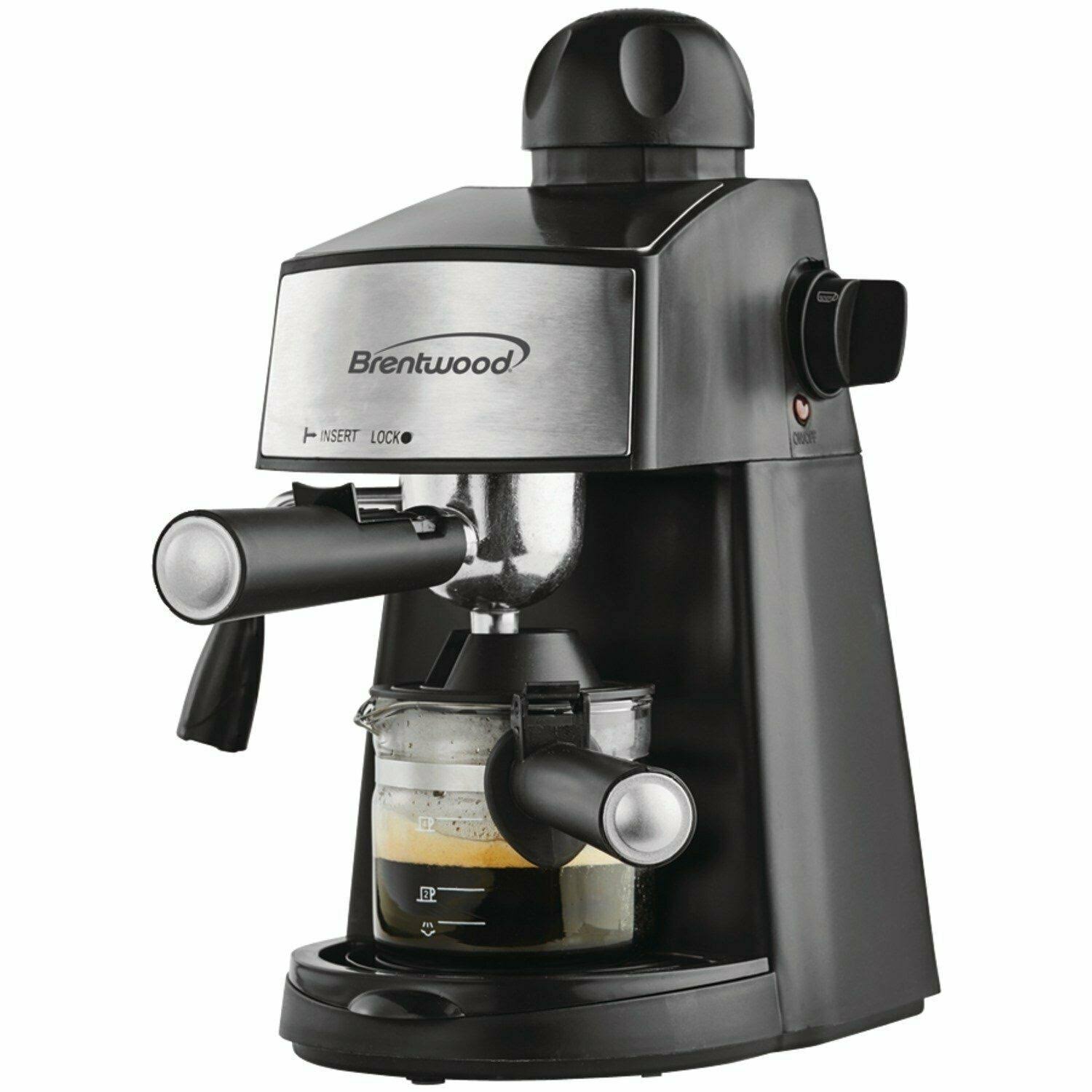 Brentwood GA-125 Espresso and Cappuccino Maker, Black