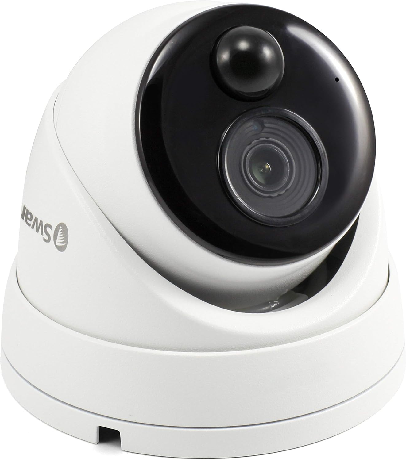 Swann Wired PIR Dome Security Camera, Ultra 4K HD Surveillance Cam with Face Recognition, Night Vision, Indoor/Outdoor, Thermal, Heat & Motion Sensing, Add to NVR with PoE, SWNHD-888MSD