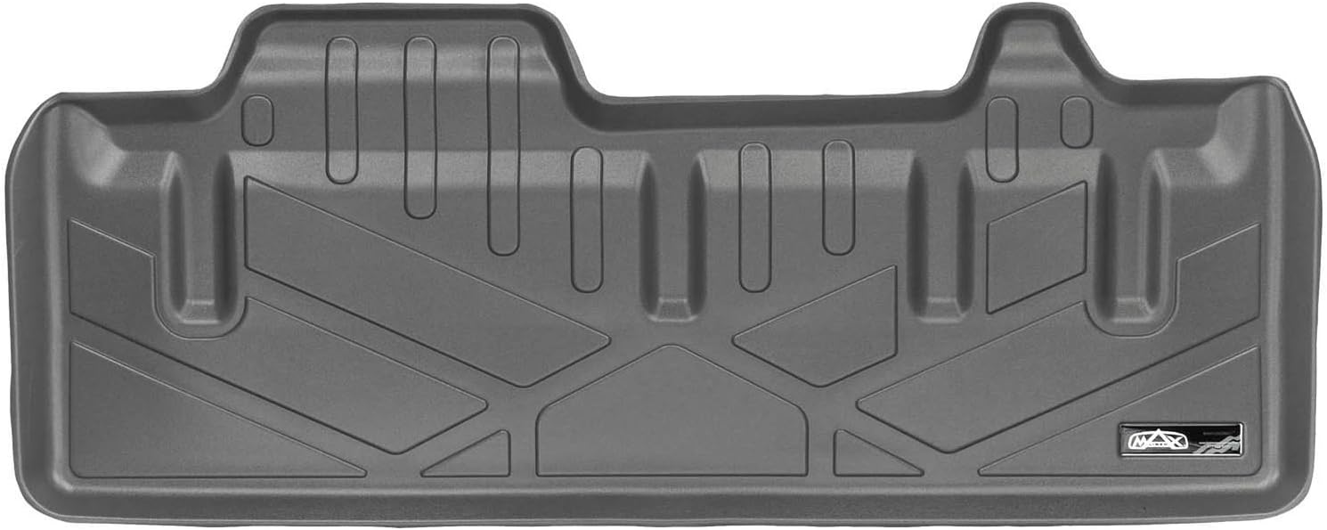 MAXLINER All Weather Cargo Liner Floor Mat Behind 3rd Row Grey for 2011-2018 Toyota Sienna with Power Folding 3rd Row Seats