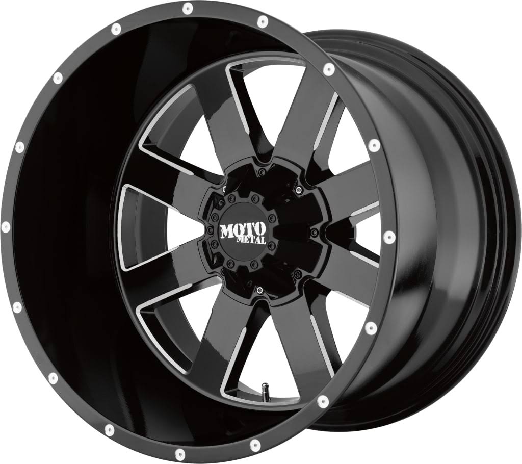 Moto Metal MO962 18x10 Blank Gloss Black Milled (-24 mm)