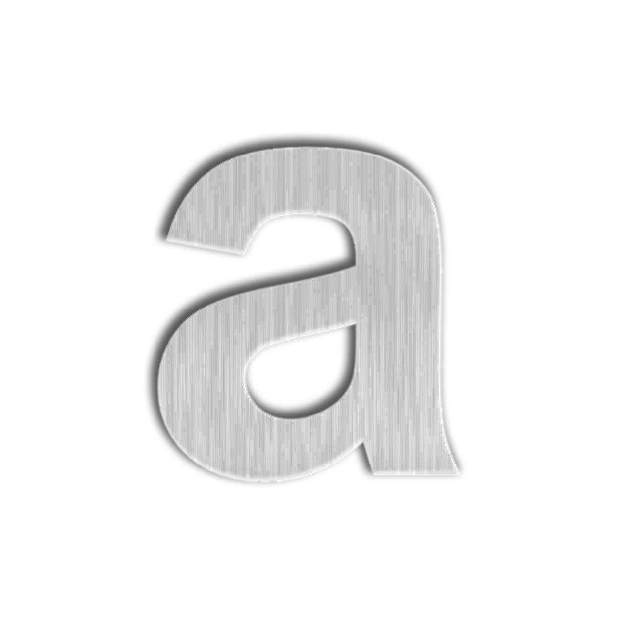 Modern House Numbers and Letters 12 inch / 30 cm / Lower Case Letter A