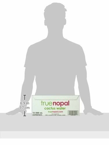 True Nopal Cactus Water, 16.90 fl. oz (Pack of 12)
