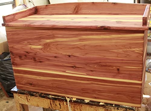 Cedar storage chest, cedar chest, hope chest, storage chest, wooden chest, cabin. furniture, bedroom furniture (42" long)