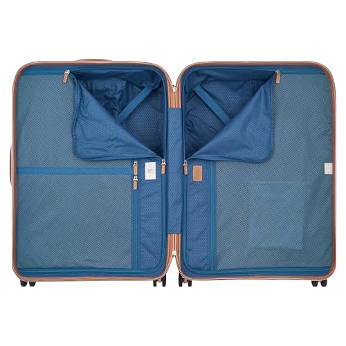 DELSEY PARIS Chatelet Air 2.0 Hardside Luggage with Spinner Wheels, Angora, Checked-Large 28 Inch