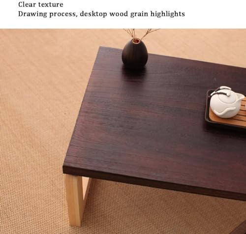 Floor Table Desk Folding Floor Tables Household Tea Table Balcony Low Table Tatami Living Room Coffee Table for Living Room Sitting Room Home Easy to Move