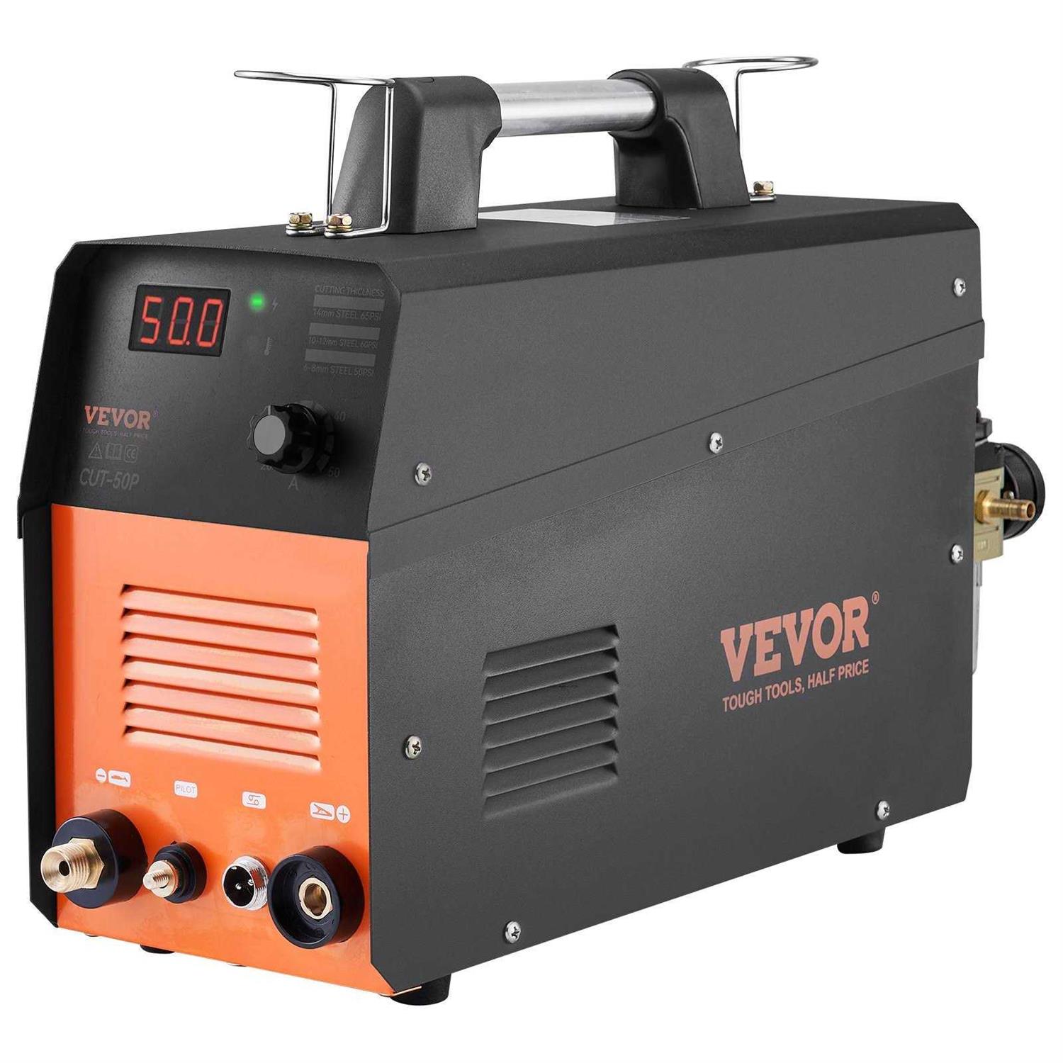 VEVOR Plasma Cutter 50Amp Non-Touch Pilot Arc Air Cutting Machine with Torch - Shop Hardware Tools Online Store