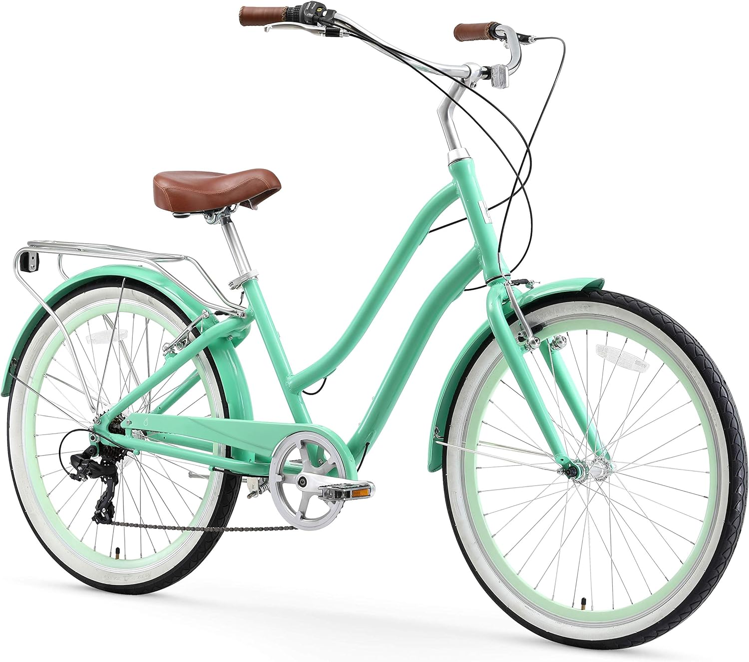Pre-Owned sixthreezero EVRYjourney Steel Step-Through Touring Hybrid Bike 7 Speed 26" MINT (Fair)