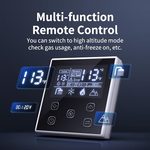 Ranein 65,000 BTU RV Tankless Water Heater, Max 3.9 GPM