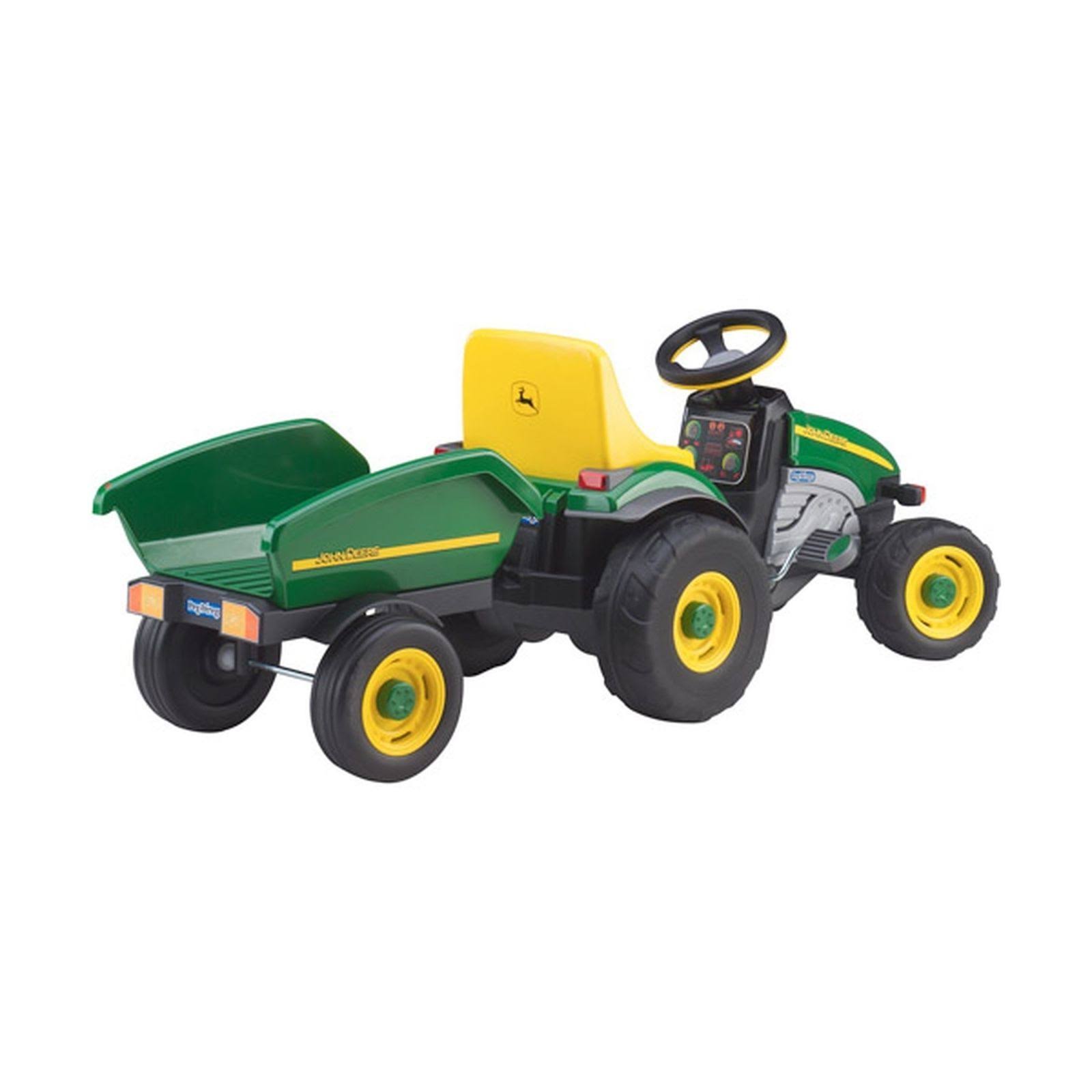 Peg Perego John Deere Farm Tractor and Trailer Pedal Ride-On