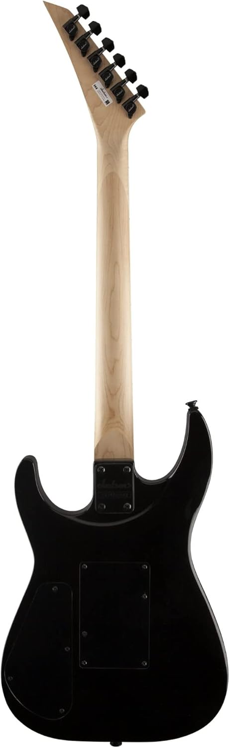 Jackson JS Series Dinky Arch Top JS32 DKAM 6-String Electric Guitar (Gloss Black) Bundle with Jackson Economy Hardshell Case (2 Items)