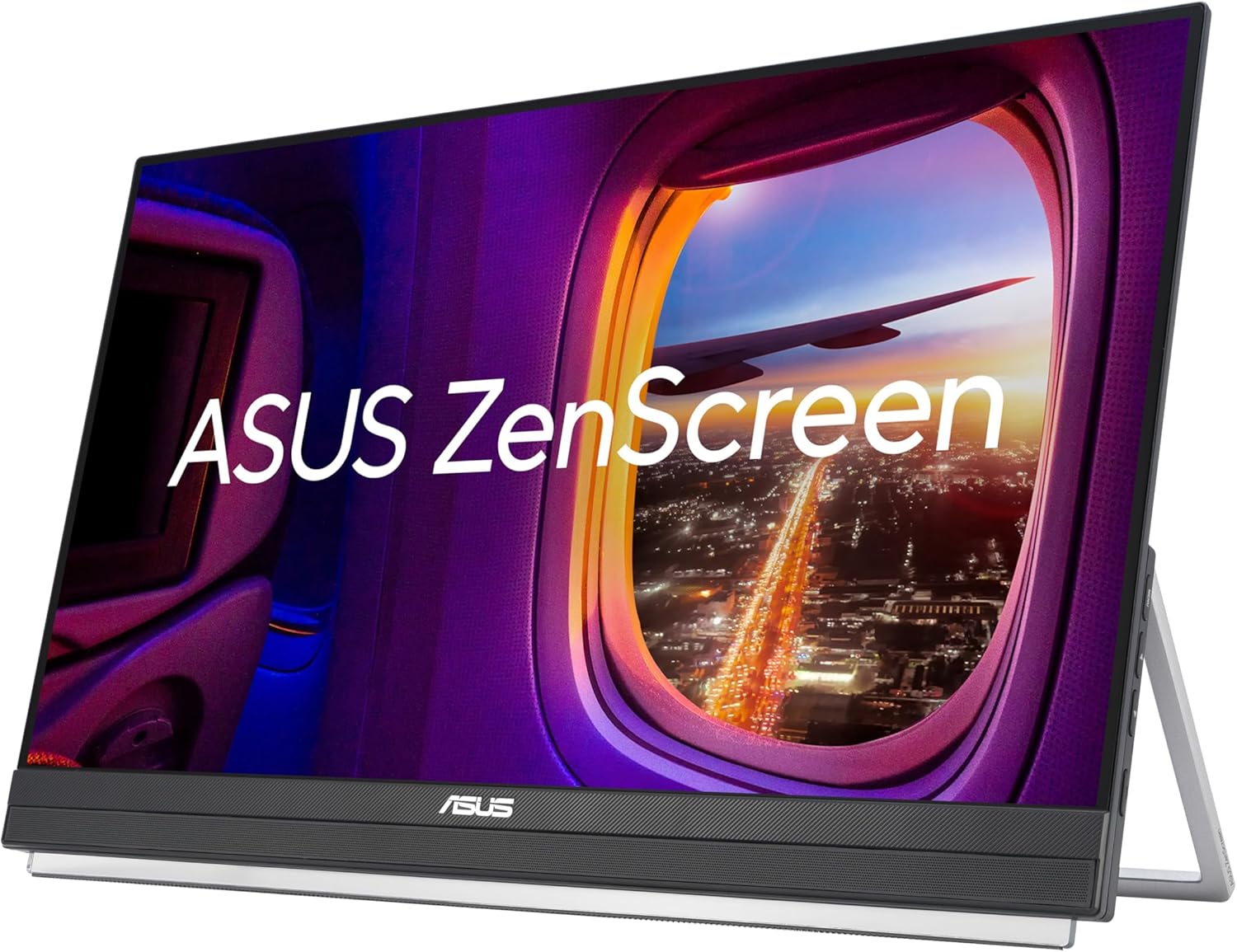 ASUS ZenScreen 22” (21.5 viewable) 1080P Portable Monitor (MB229CF) – Full HD, IPS, 100Hz, USB-C, Eye Care, Speakers, Carrying Handle, Kickstand, C-clamp Arm, Partition Hook, Subwoofer, 3 yr warranty