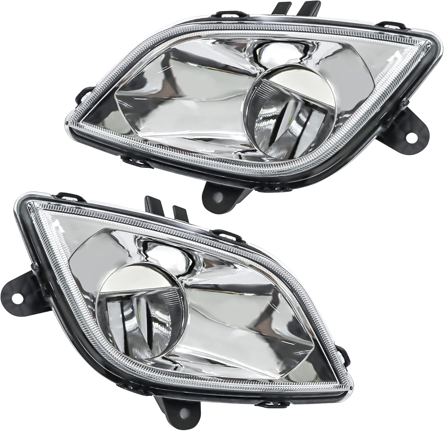 Freightliner Cascadia LED Fog Lights Pair Set Headlinghts for 2018 - 2021, Left Driver and Right Passenger