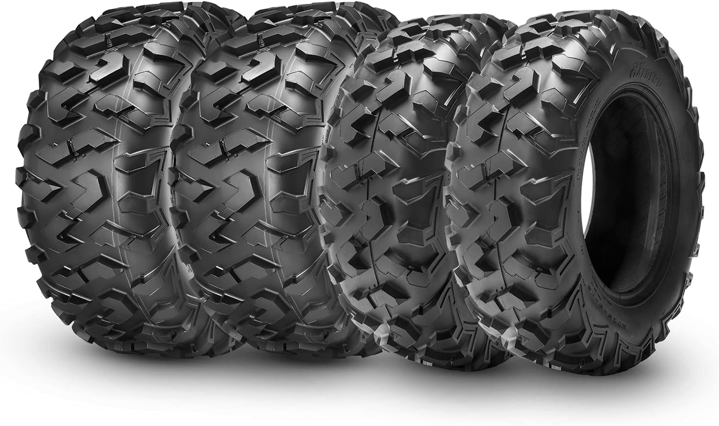 HALBERD ATV Tires, 26x9-12 & 26x11-12 6PR ATV Tires, 17mm All Terrain ATV UTV Off-Road Tires Compatible with Polaris ACE 500 Sportsman 330 450 Arctic Cat Alterra 400 Honda Pioneer 500 520(Set of 4)