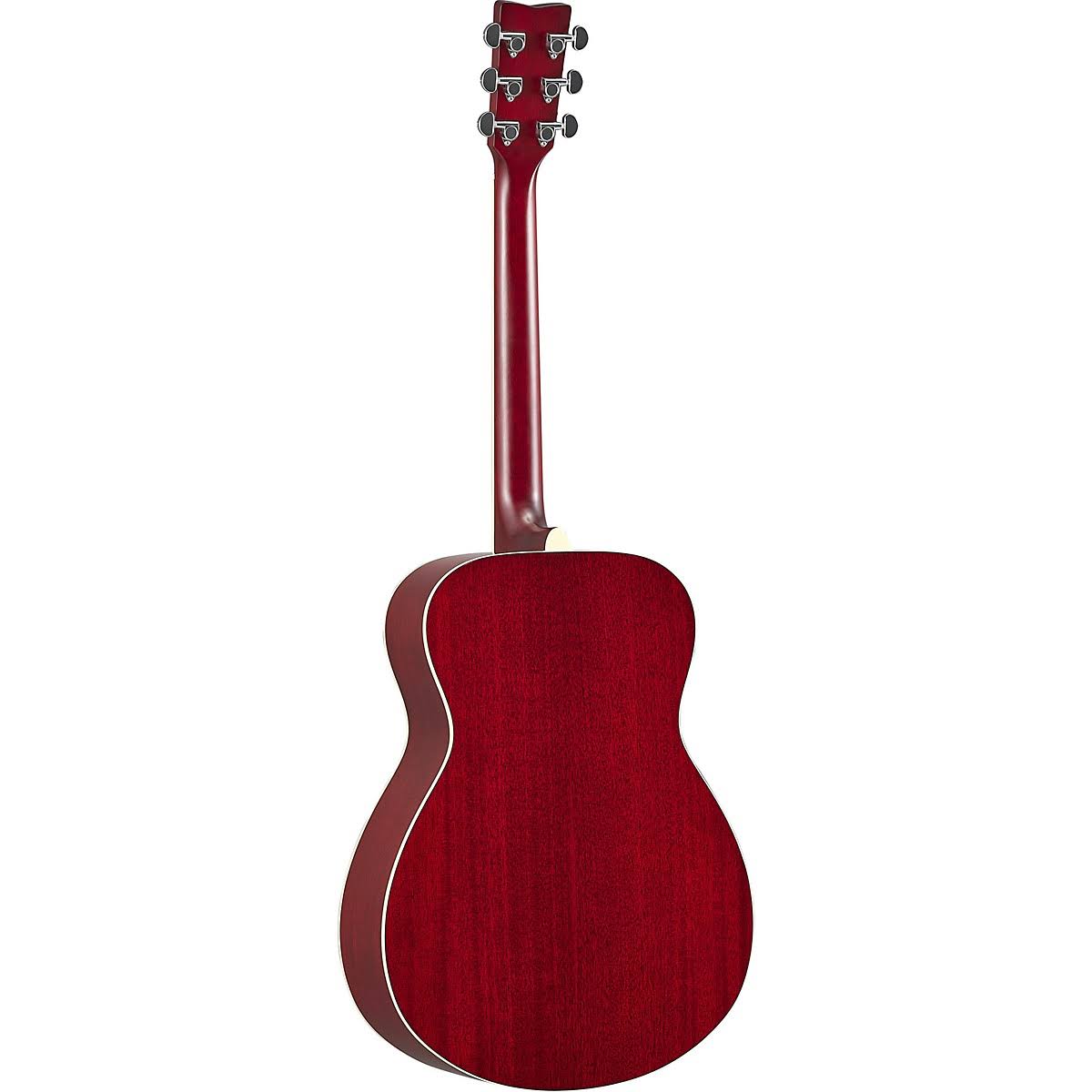 Yamaha FS-TA Concert TransAcoustic Acoustic-Electric Guitar, Ruby Red