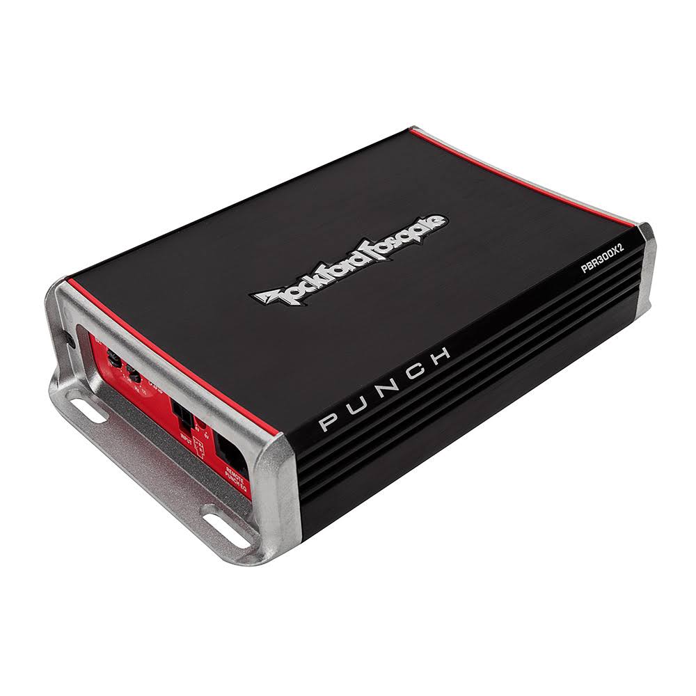 Rockford Fosgate Punch PBR300X2 Class BR 2-Channel Car Amplifier - 300W
