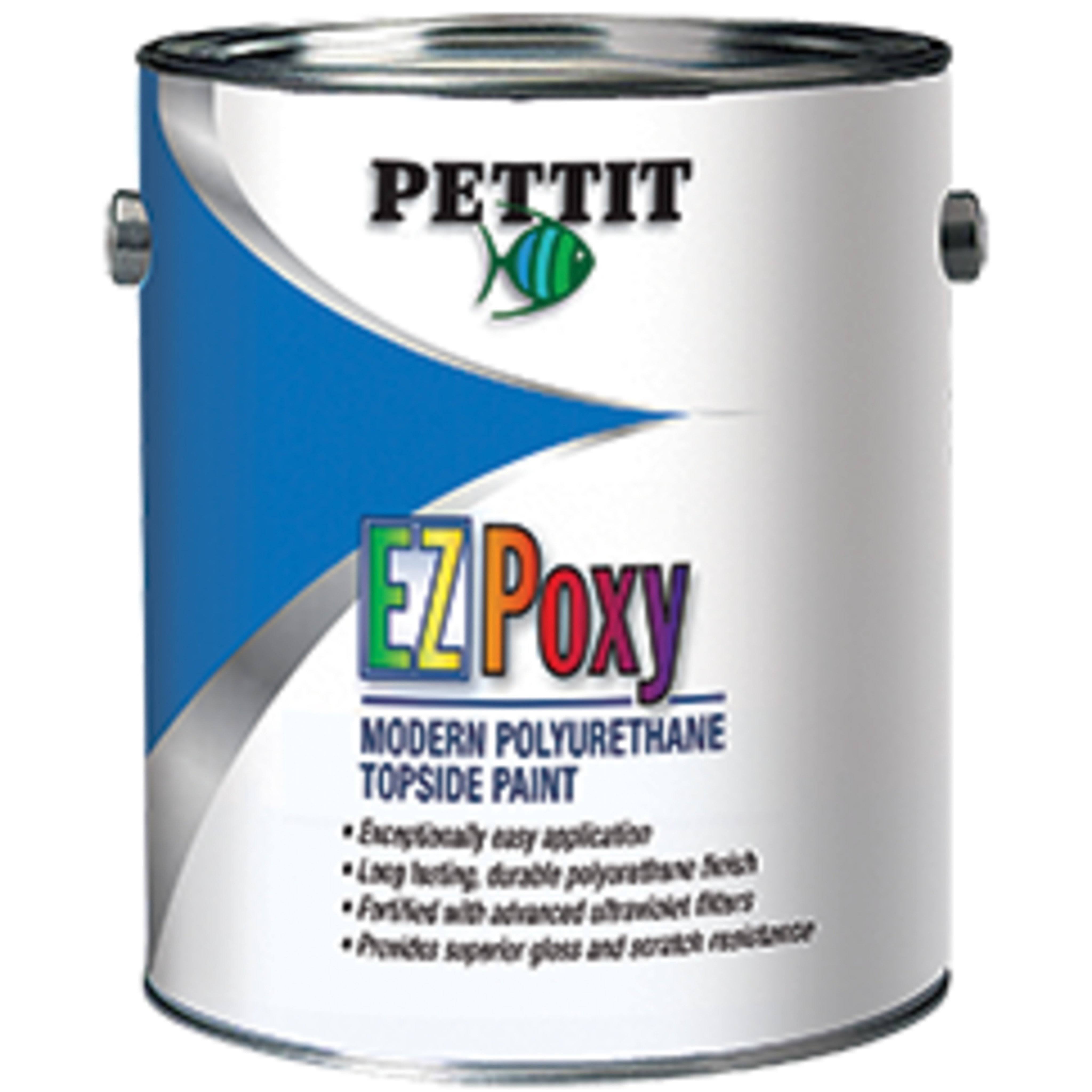 Pettit EZ-Poxy Polyurethane Topside Paint, Black / Gallon