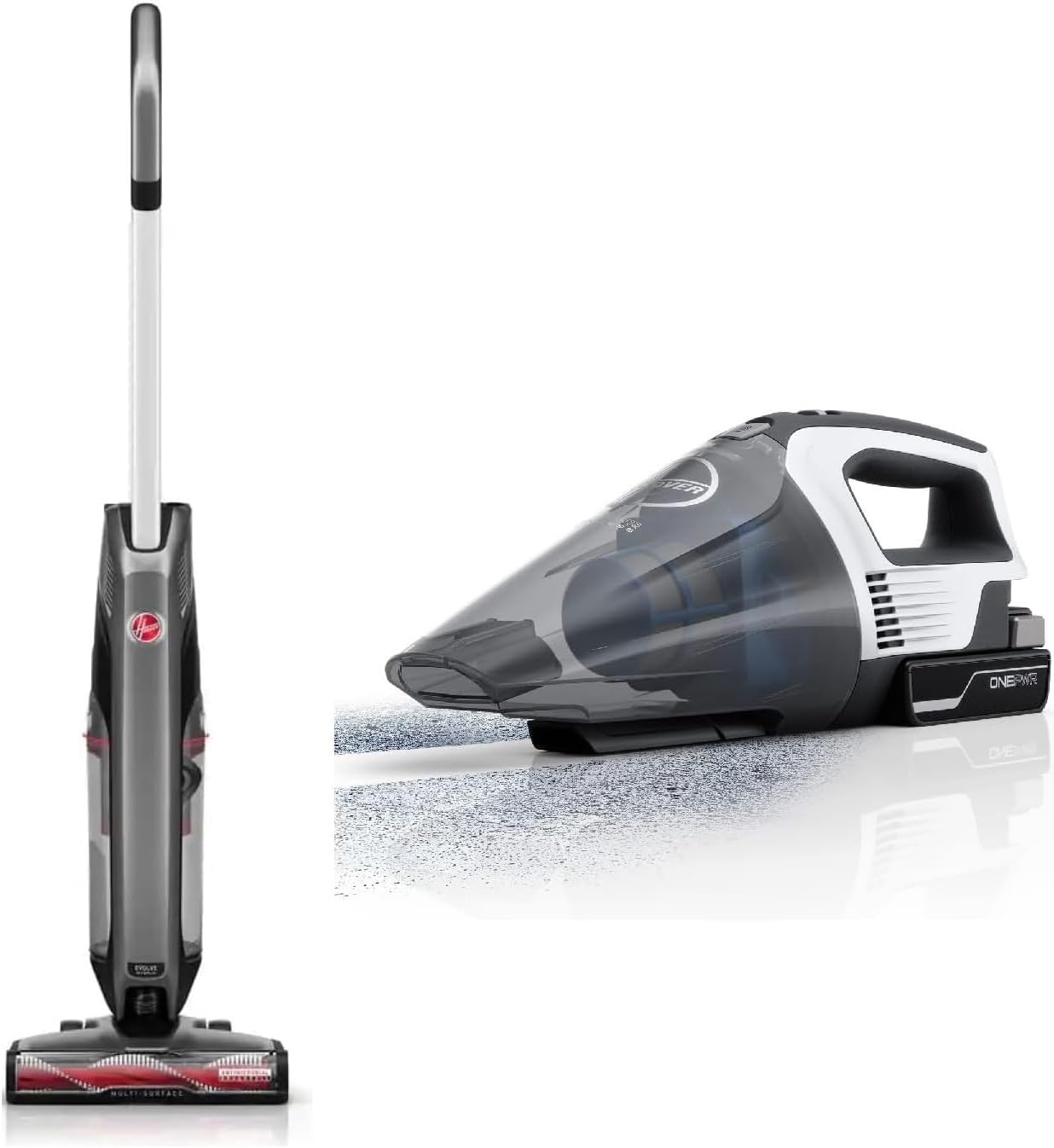 Hoover ONEPWR Evolve Pet Plus+ Cordless Upright Vacuum Cleaner, Red