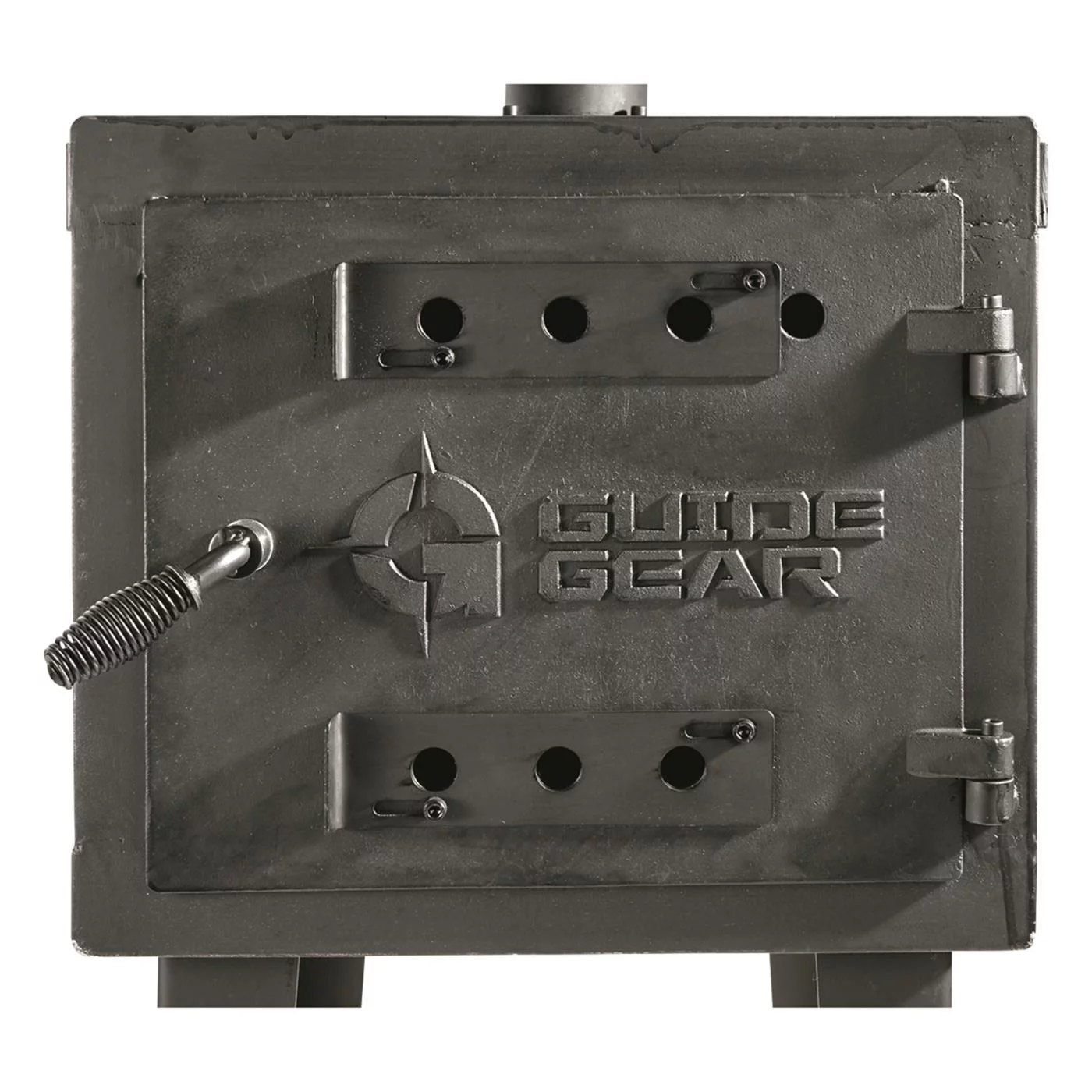 Guide Gear Large Outdoor Wood Burning Stove Portable with Chimney Pipe for Cooking, Camping, Tent, Hiking, Fishing, Backpacking