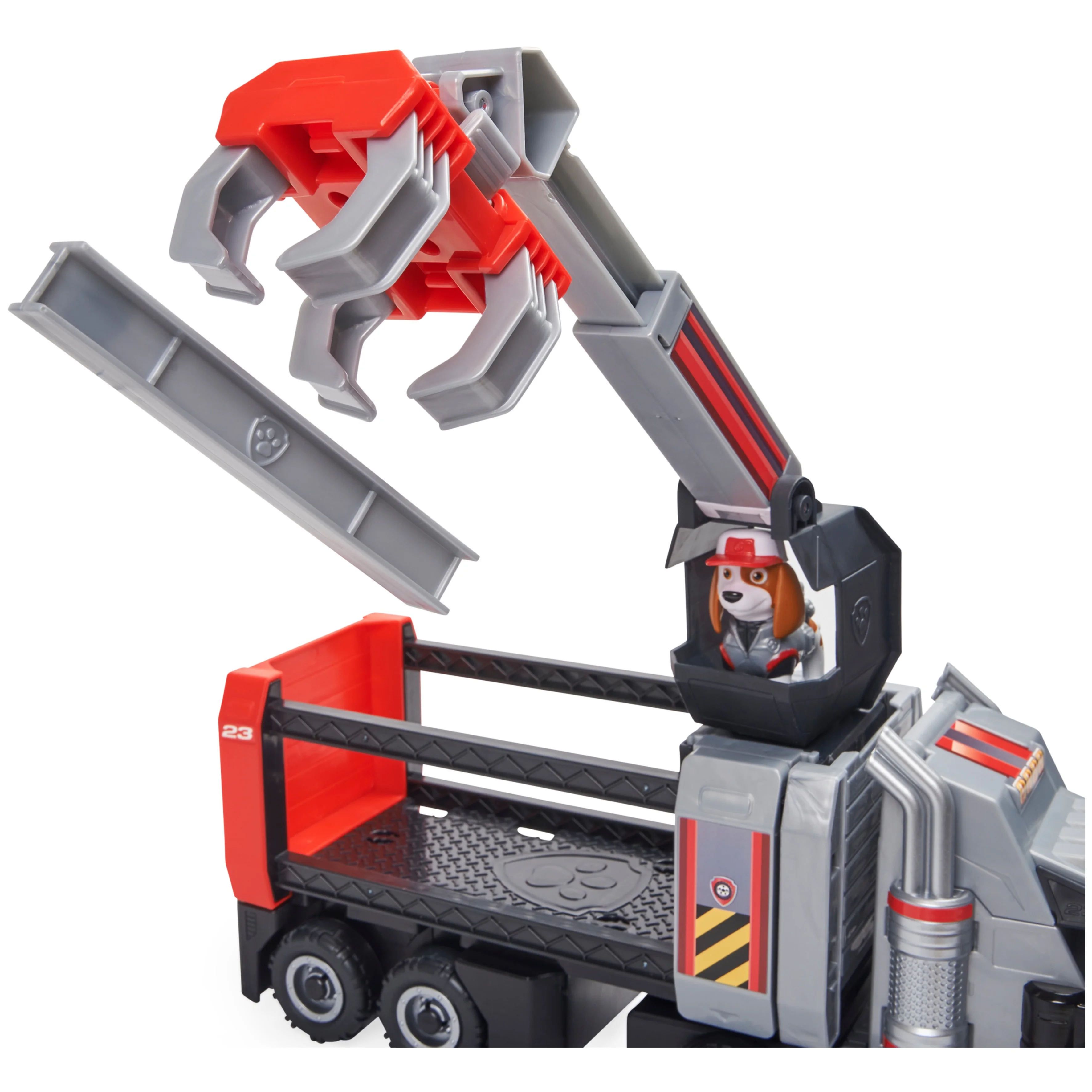 PAW Patrol, Al’s Deluxe Big Truck Toy with Moveable Claw Arm and Accessories