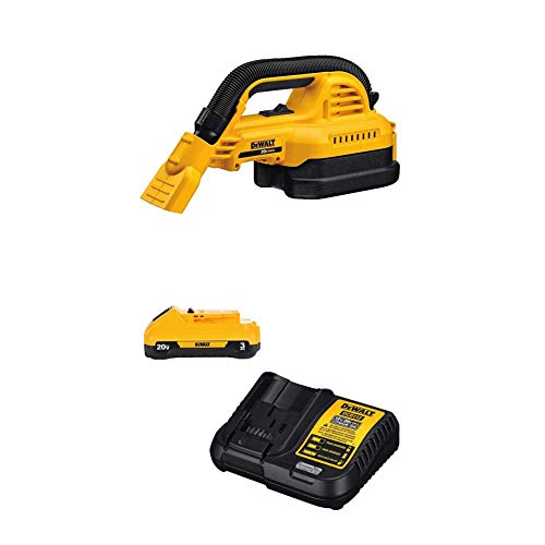 DEWALT DCV517B Baretool 20V MAX Cordless 1/2 gallon Wet/Dry Portable Vac Kit (Tool Only) with DCB230C 20V Battery Pack