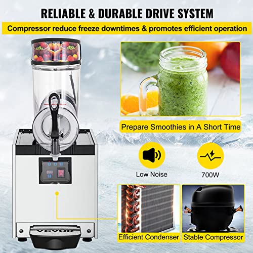 VEVOR Commercial Slushy Machine 12L