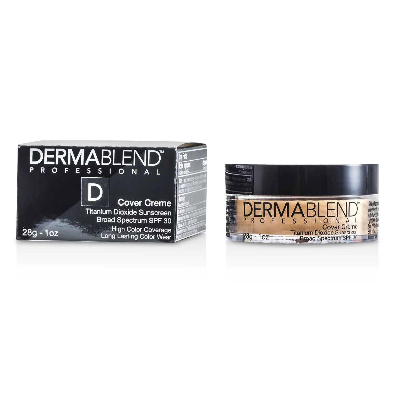 Dermablend Cover Creme Broad Spectrum SPF 30 (High Color Coverage) - Cool Beige  28g/1oz