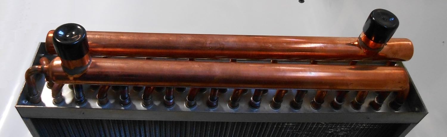20x20 Water to Air Heat Exchanger Hot Water Coil Outdoor Wood Furnace