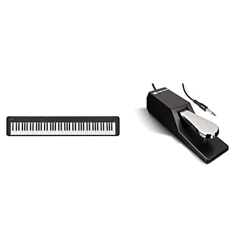 Casio CDP-S160 – 88-Key Weighted Digital Piano with Scaled Hammer Action Keyboard | Duet Mode for Students | Realistic Feel, Slim & Portable | Built-In Tones, Effects, USB-MIDI, Speakers | Black