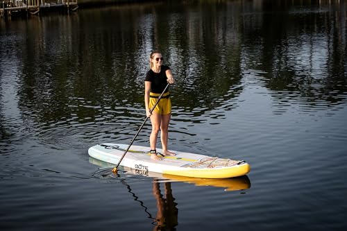 BOTE Wulf Aero Inflatable Stand Up Paddle Board Kit Includes Accessories Adjustable Paddle iSUP Travel Bag Blow Up Pump Safety SUP Coiled Leash Multiple Sizes