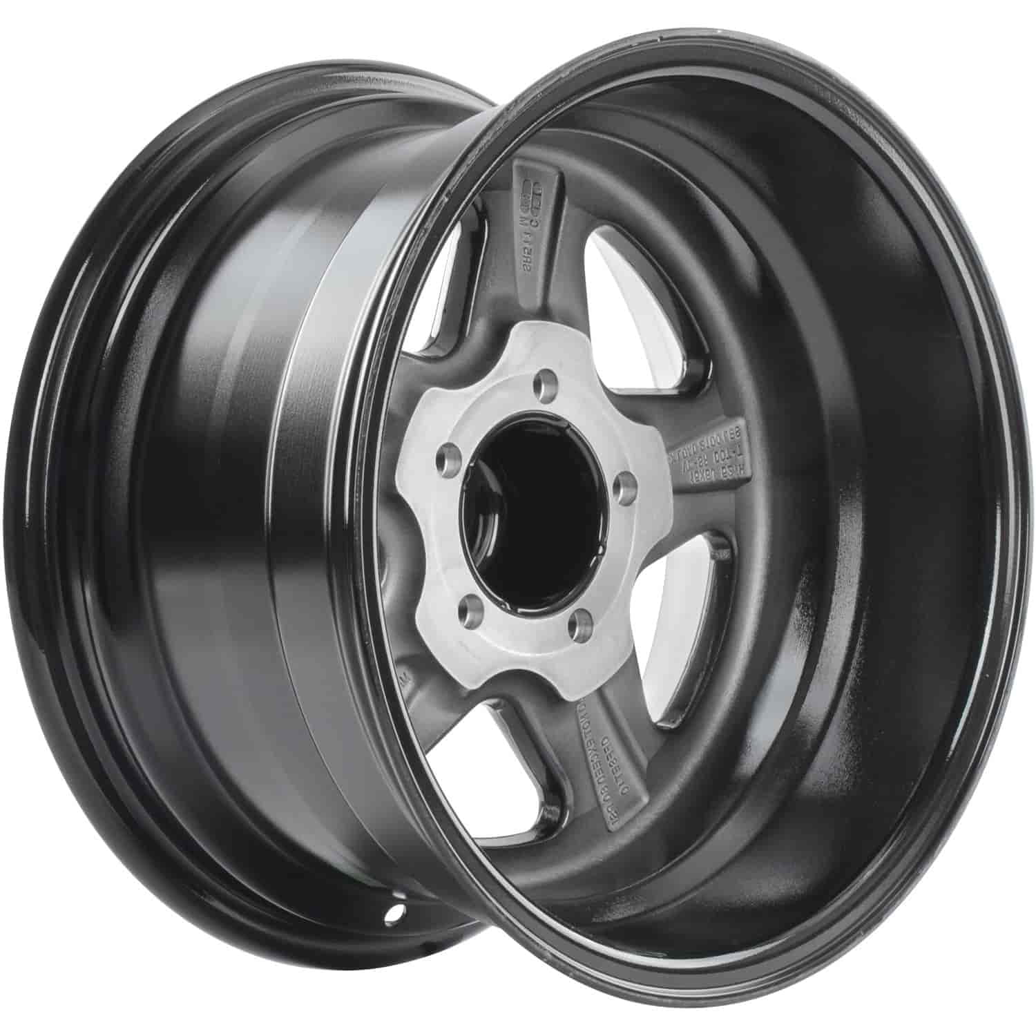 JEGS 66171 Sport Star 5-Spoke Wheel Size: 15 x 8 Bolt Pattern: 5 x 4.50 Back Spa