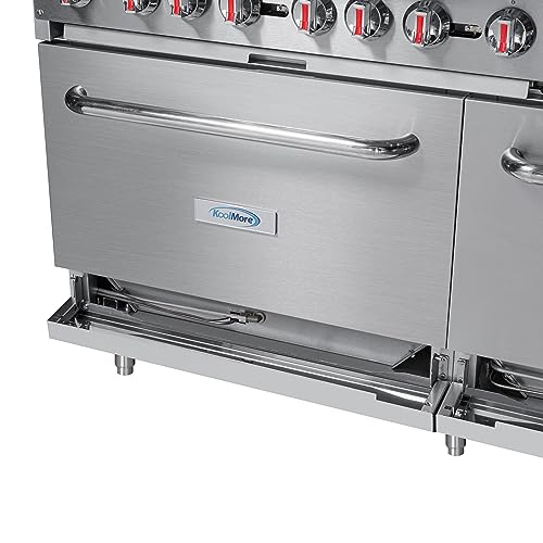 KoolMore 60 in. 6 Burner Commercial Range with 24 in. Griddle