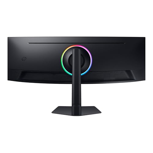 SAMSUNG 49" Odyssey G9 (G95C) Series DQHD 1000R Curved Gaming Monitor, 240Hz, 1ms(GtG), DisplayHDR 1000, AMD FreeSync Premium Pro, Eye Saver Mode, Auto Source Switch+, LS49CG950ENXZA, 2024