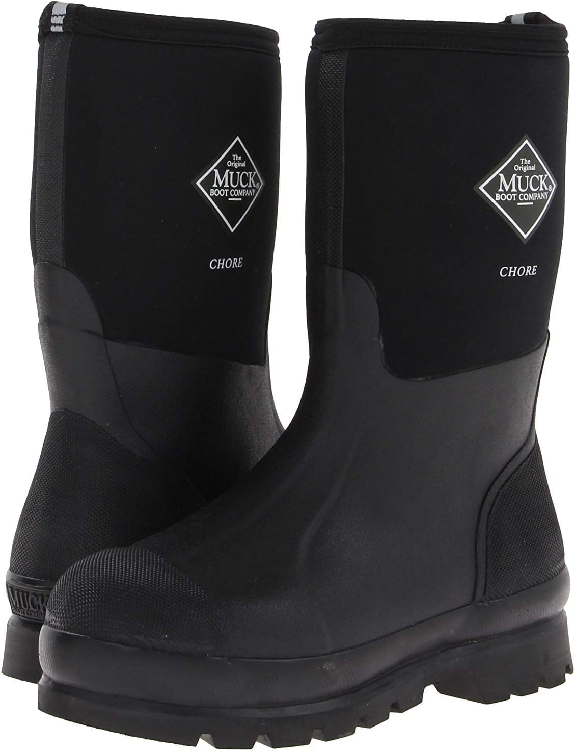 Muck Boot Chore Classic Men's Rubber Work Boot (10, Black)