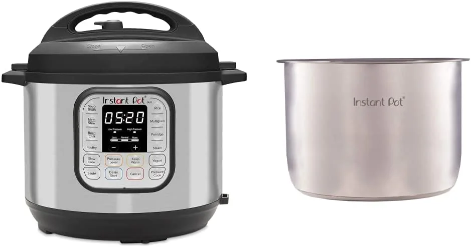 YINCHEN Duo 8 Qt Electric Pressure Cooker + Stainless Steel Inner Pot