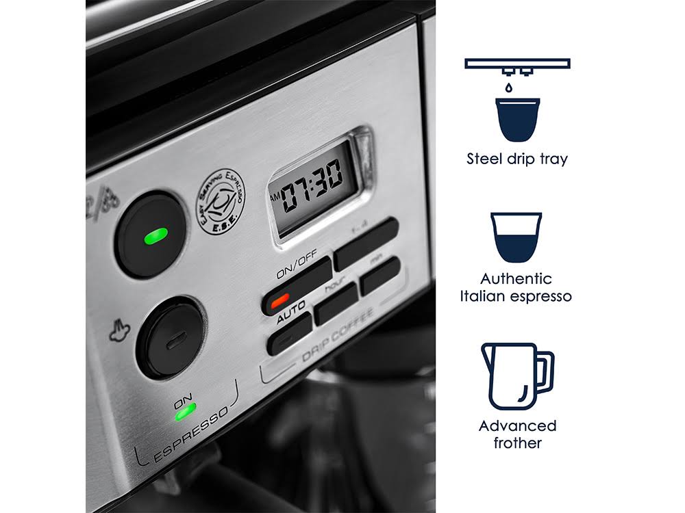 Delonghi All-in-One Cappuccino, Espresso and Coffee Maker