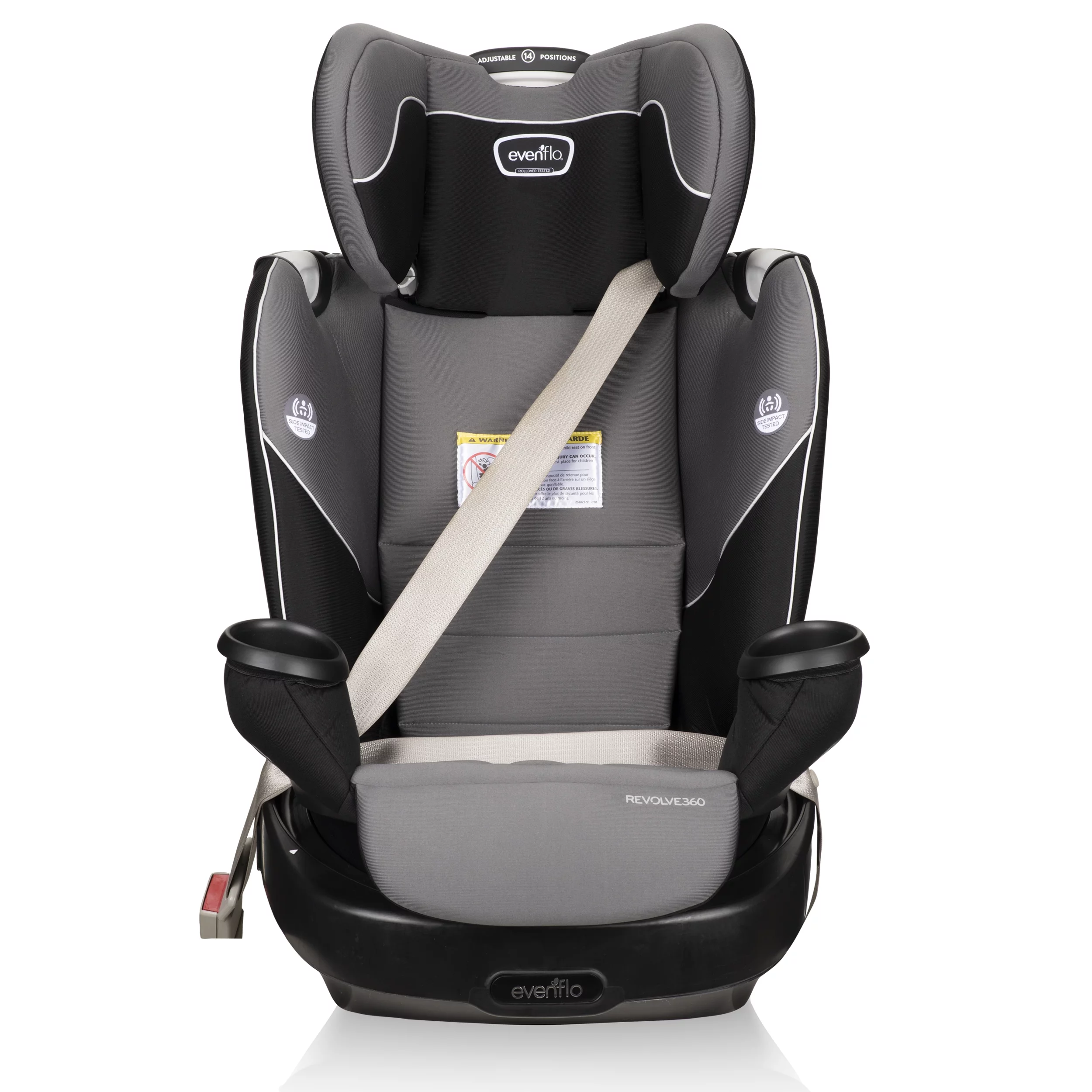 Evenflo Revolve360 Rotational All-In-One Convertible Car Seat (Amherst Gray)