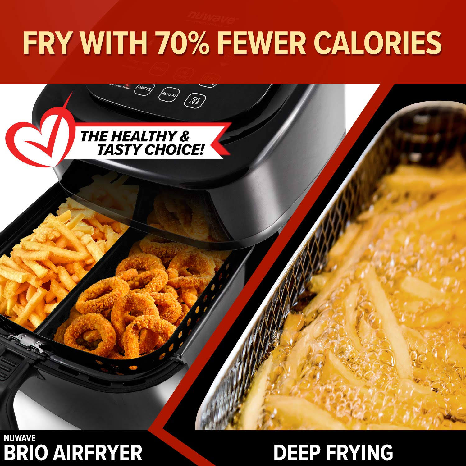 NuWave 37001 Digital Air Fryer - 6 qt - Black