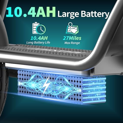 Electric Scooter for Adults, 8.5"/10" Tires, 19/22Mph, 350W/500W Motor, 21-28 Miles Range, Folding E-Scooter with Dual Suspension,APP(V1/SPRO/MAX/PRO)