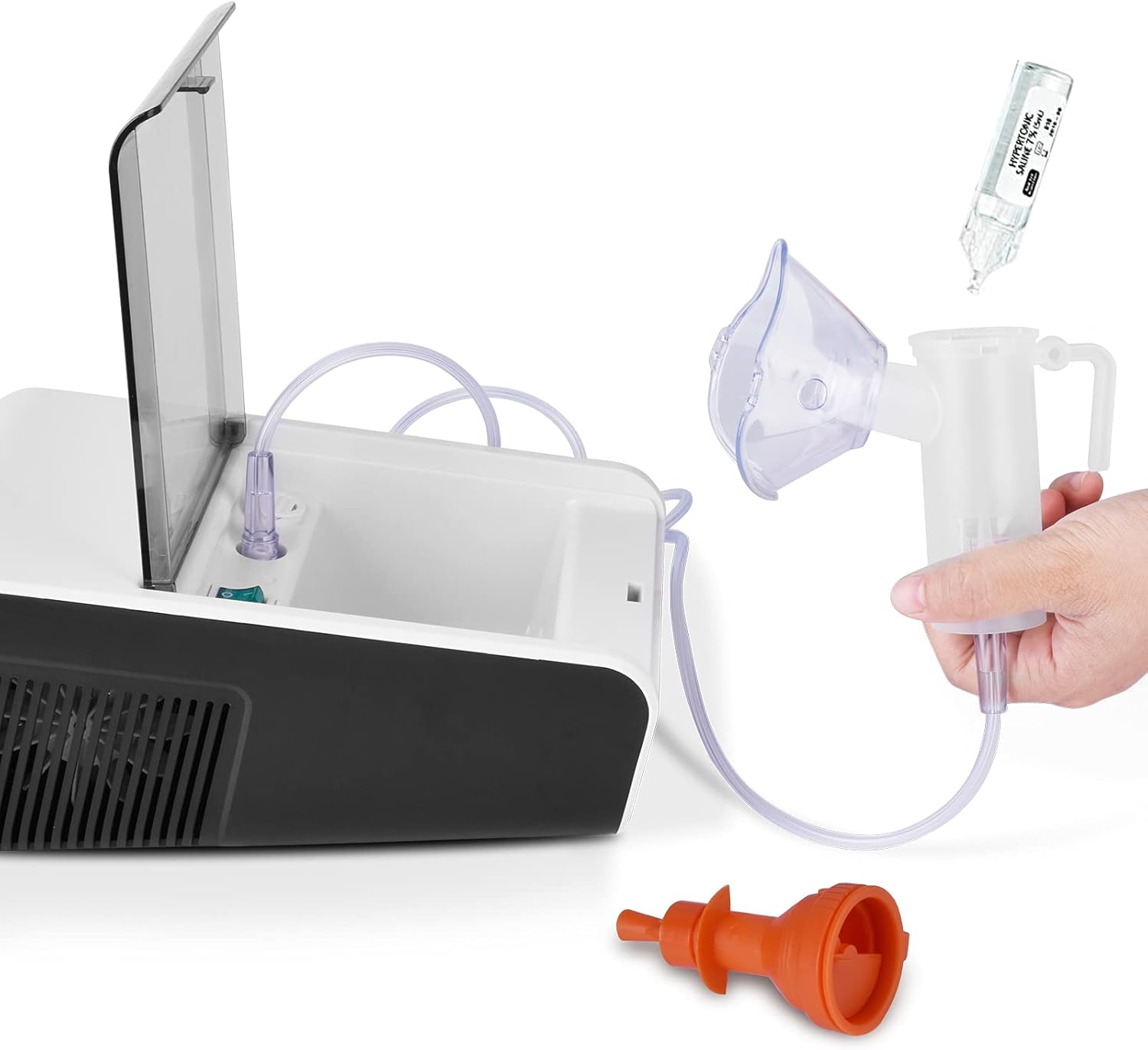 Home Portable Nebulizer - Handheld Compressor Jet Nebulizer Machine - Personal Inhalers for Breathing Problems - Cool Mist System for Kids Adults Home Daily Use