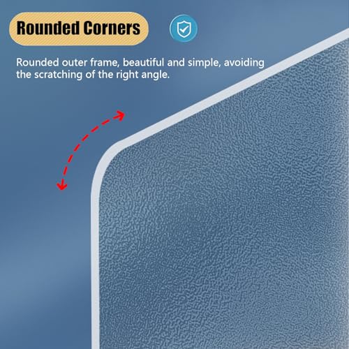 Acoustic Desk Privacy Panel 6 4 2 1 Pack Desk Privacy Panel Desk Divider, Acrylic Free Standing Screen Home Office Partitions for Table Top Workstation, Cubicle Panel with 2 Clamps(120X40CM/47.2X15.7I