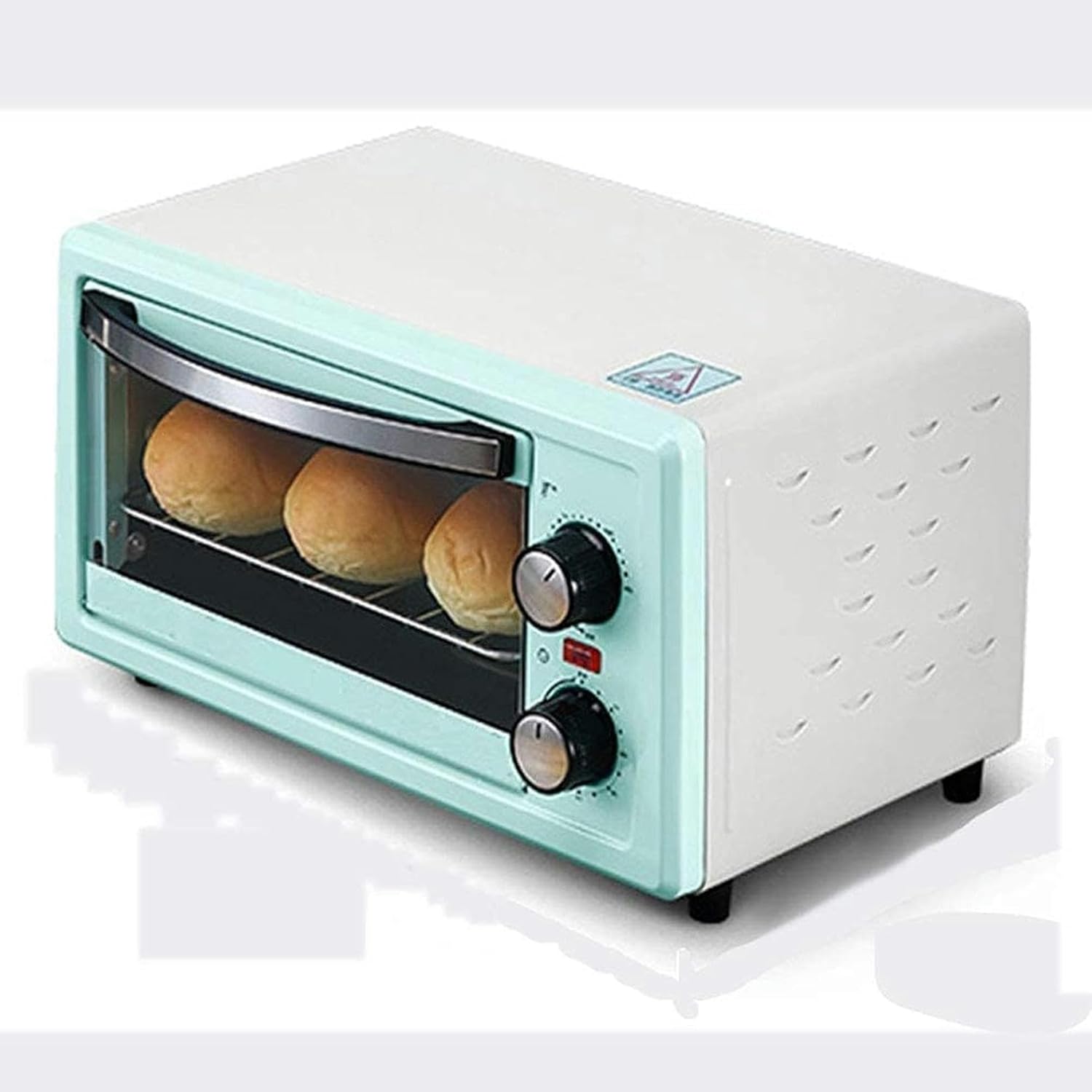 11 -Liter Electric Oven, Stainless Steel Convection Countertop Oven, Mini Multifunction Mini (mint Green)
