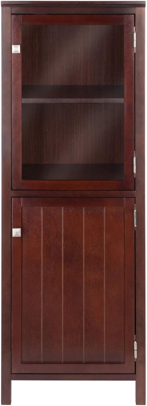 Winsome Wood Brooke Cabinet/Cupboard, 47.44 H, Walnut