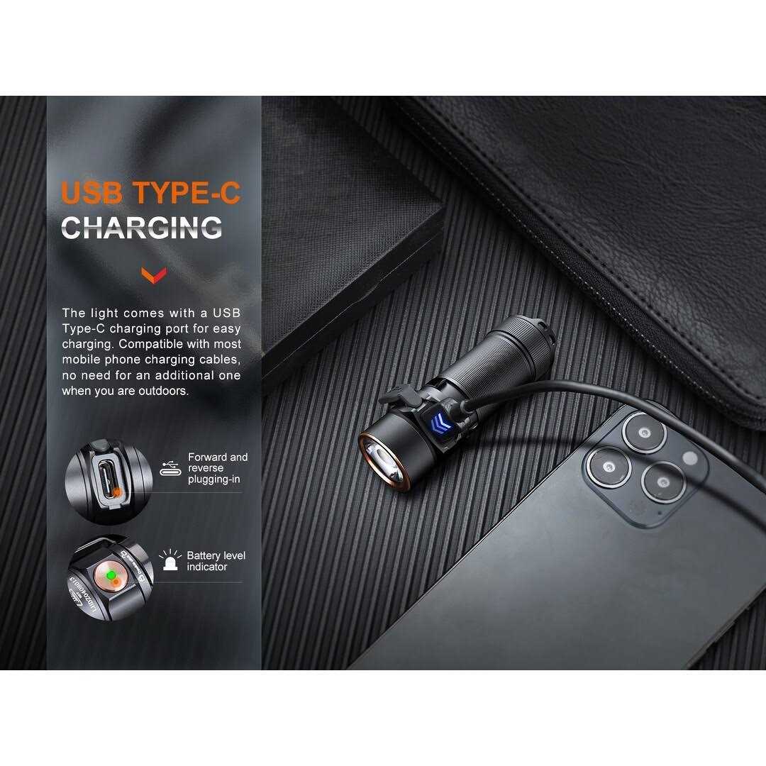 Fenix E18R V2.0 Rechargeable EDC Flashlight