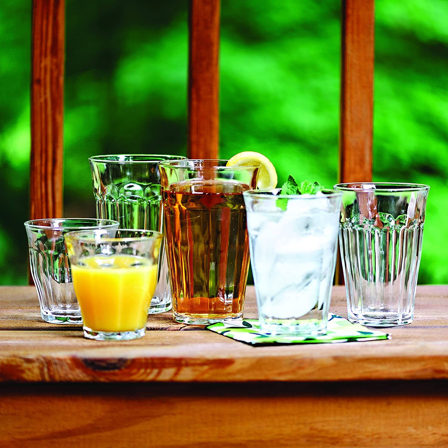 Duralex Picardie 36 Piece Clear Tempered Glass Drinkware and Tumbler