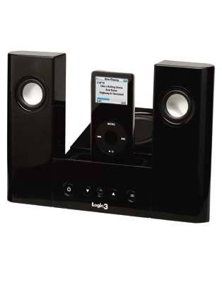Logic3 Istation7 iPod Speaker System (Black)